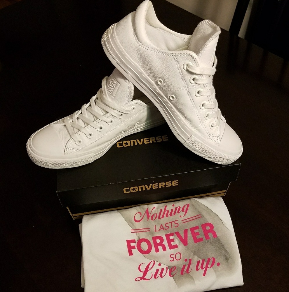 Madison Ox Converse white leather sneakers